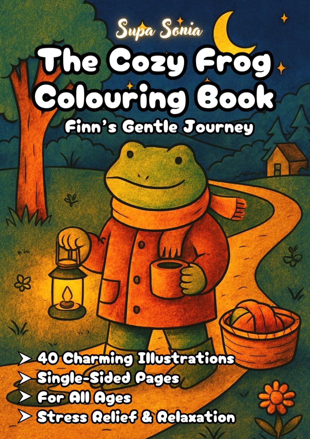 The Cozy Frog Colouring Book: Finn's Gentle Journey