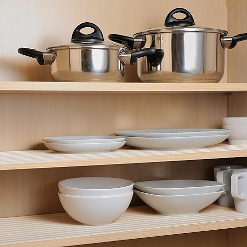 Miniatura 6 de Revestimientos para armarios de cocina, revestimiento de cajones no adhesivo, material EVA, impermeable, lavable, revestimiento para refrigerador