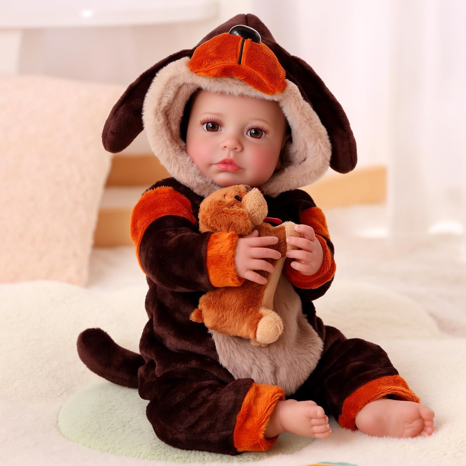 BABESIDE Reborn Baby Dolls - 20-inch Cute Soft Vinyl Realistic Baby Doll Real Life Baby Dolls with Complete Accessories Perfect for Cuddling, Playtime, and Gift Giving