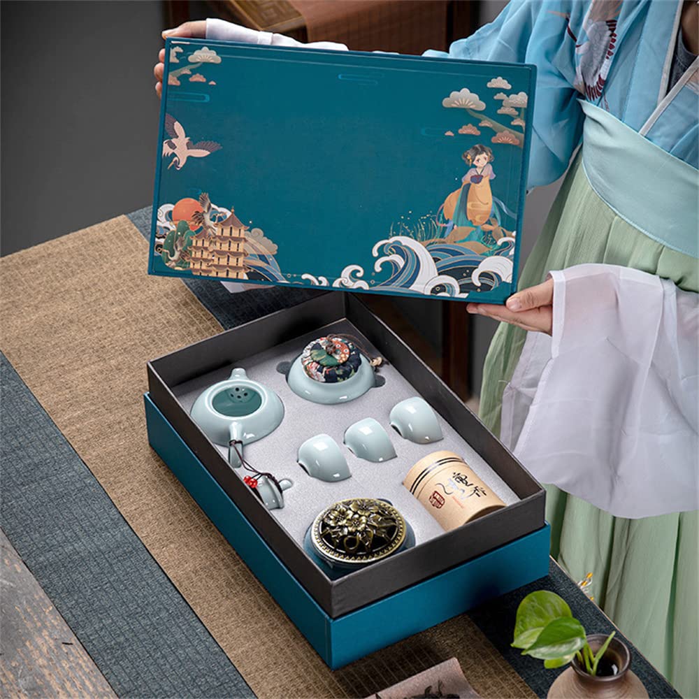 Amazon.co.jp: 中国茶器セット お茶道具 おしゃれ 功夫茶具 急須セット