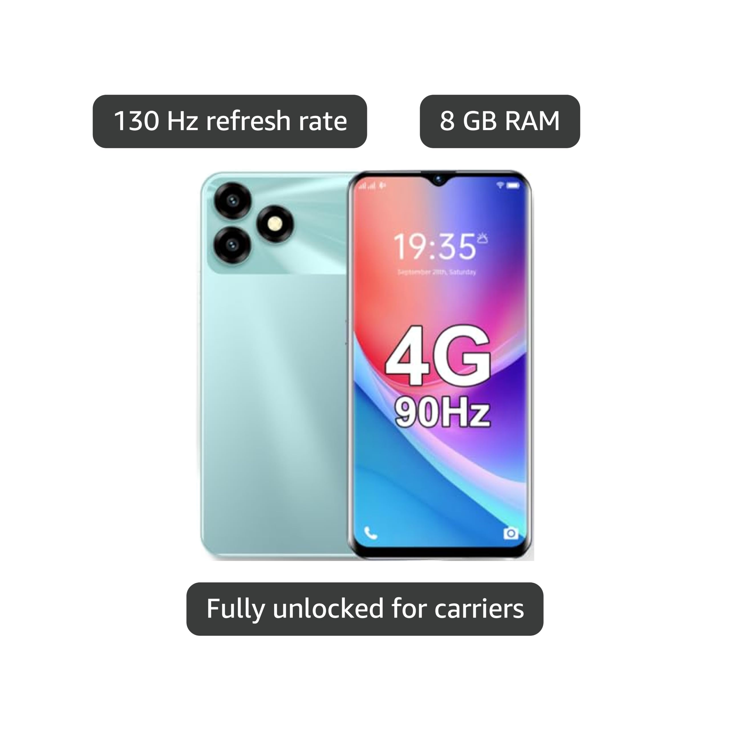 Amazon.com: FOXIONO Mobile Phones H88 | Unlocked Android Cell