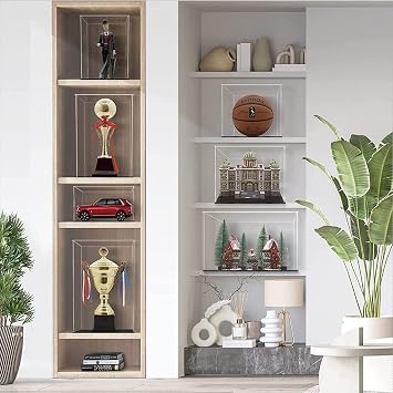 Basketball Display Case with Stand, Clear Acrylic Basketball Display Box