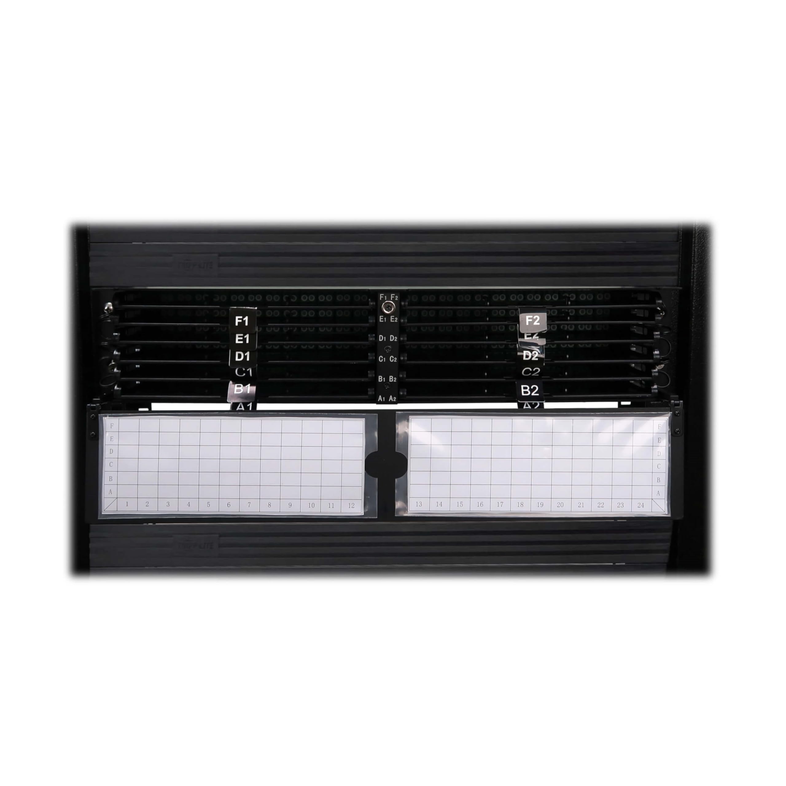 Eaton Tripp Lite 2U Boîtier d'épissure Fibre Optique à Montage en Rack, 288 connexions APC monomode, 144 Ports Duplex LC, 12 Cassettes, boîte d'épissure en Fibre, Garantie Fabricant à Vie (N600P-288A
