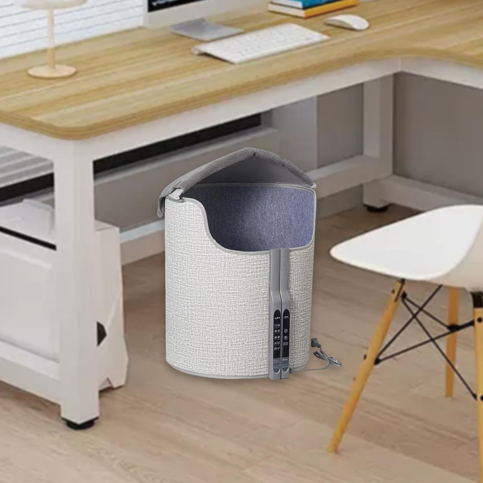 predolo Scaldapiedi Elettrico Sotto Scrivania Riscaldatore Portatile Personale Pannello Riscaldante Coperta Removibile Tessuto Non Tessuto Controllo Temperat