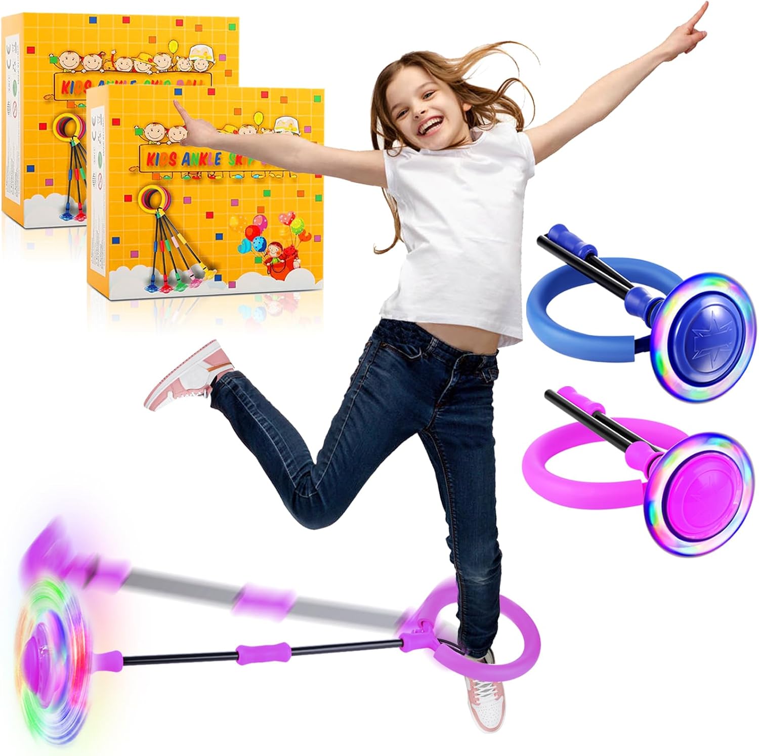 Pack Skip It for Kids Ankle Skip It Jump Ball UK Ubuy