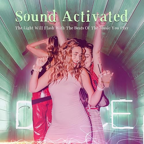 Miniatura 10 de Luces de fiesta para DJ, luces de discoteca activadas por sonido con control remoto para fiesta de baile, karaoke, sala de estar, pub Alimentado por