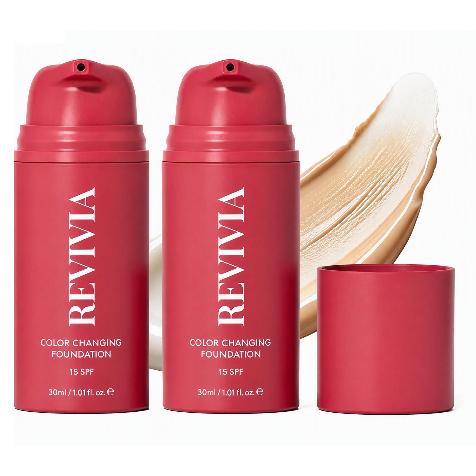 Revivia Base De Maquillaje Coreana, Base Correctora Unifica El Tono De Piel