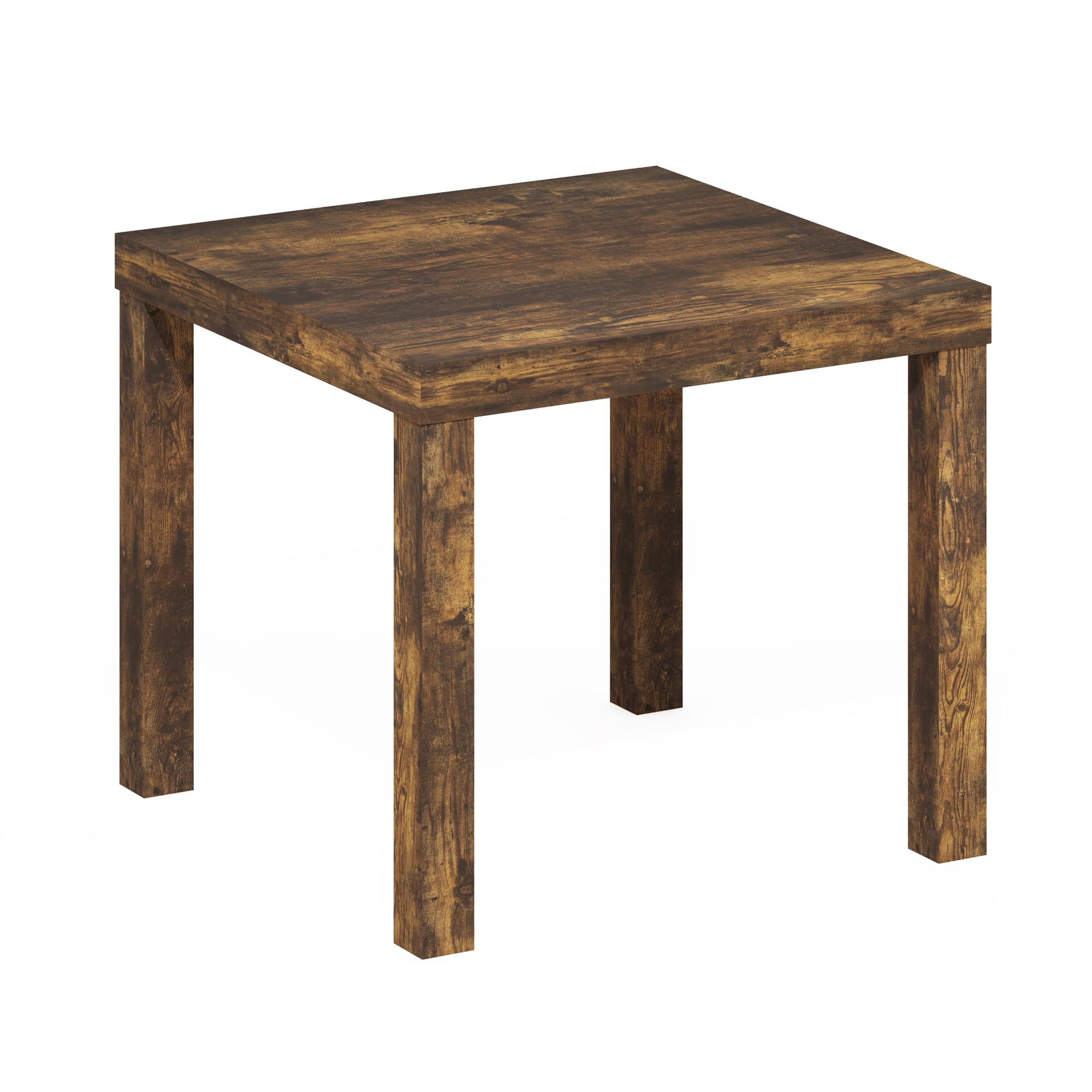 Furinno Tavolino Laterale Quadrato Homey - Set Di 2 - Pino Ambra - Legno Composito
