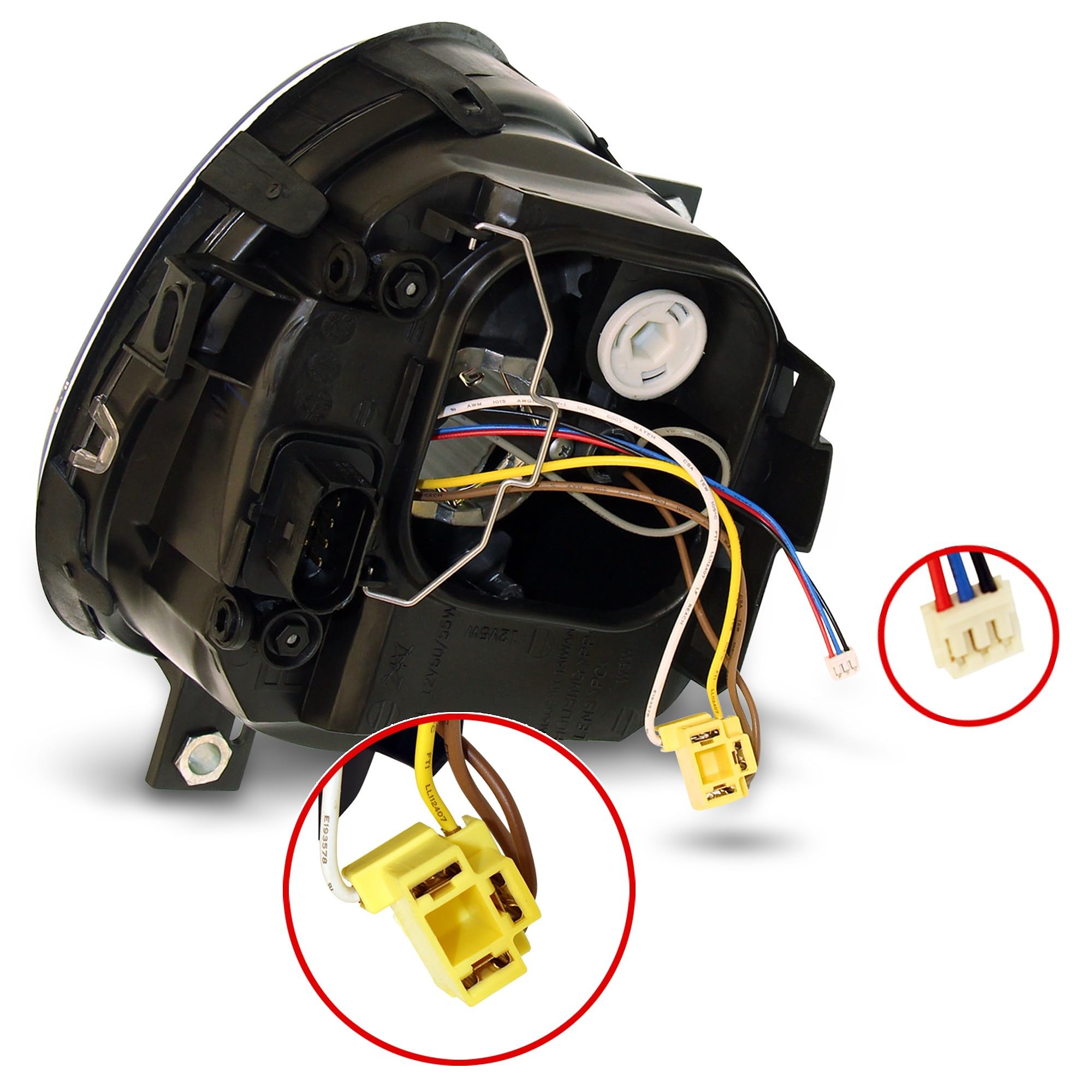 ATEC Germany 2x faros Faros delanteros Faros principales izquierda +