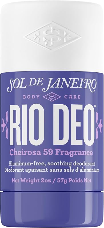 Sol de Janeiro Rio Deo - Refillable Aluminum Free Deodorant | Prevents Odor, Gently Exfoliates, Evens Skin Tone