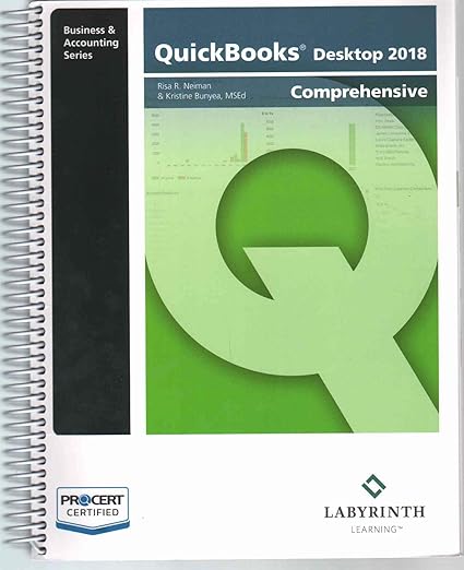 QUICKBOOKS DESKTOP 2018 Comprehensive