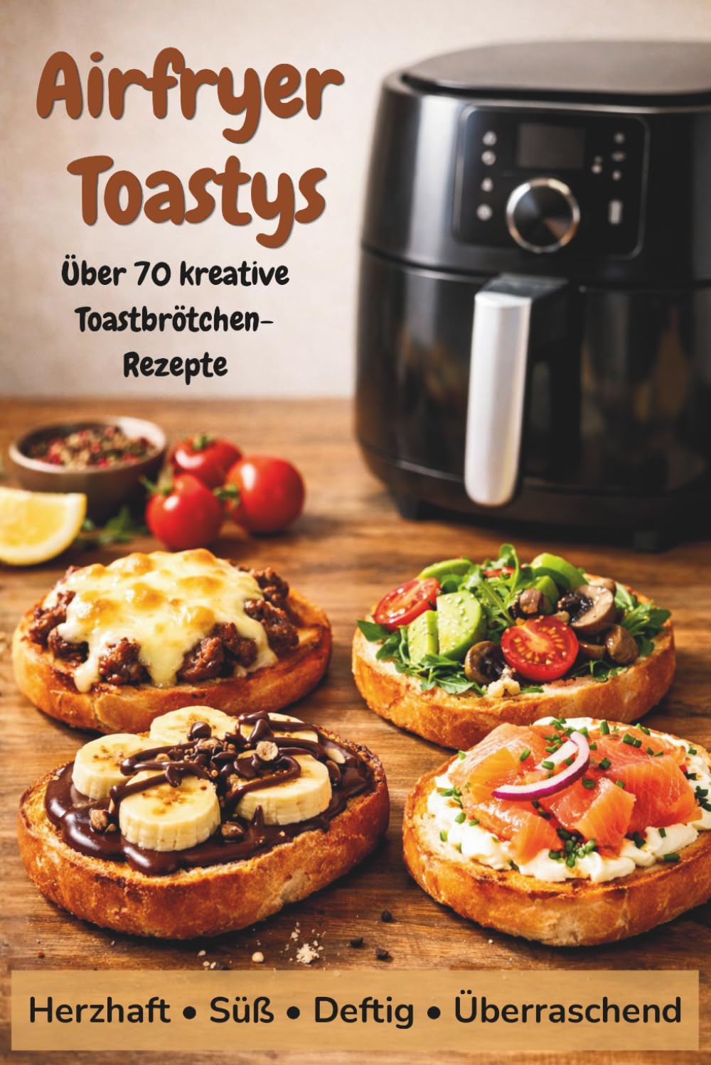 Airfryer Toastys - Über 70 kreative Toastbrötchen-Rezepte für die Heißluftfritteuse – schnelle Snacks, herzhafte Ideen, süße Genussmomente und überraschende Lieblingsgerichte