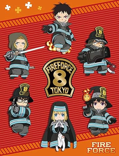 Miniatura 1 de Great Eastern Entertainment Fire Force - Sd Special Fire Force Company 8 Manta de sublimación