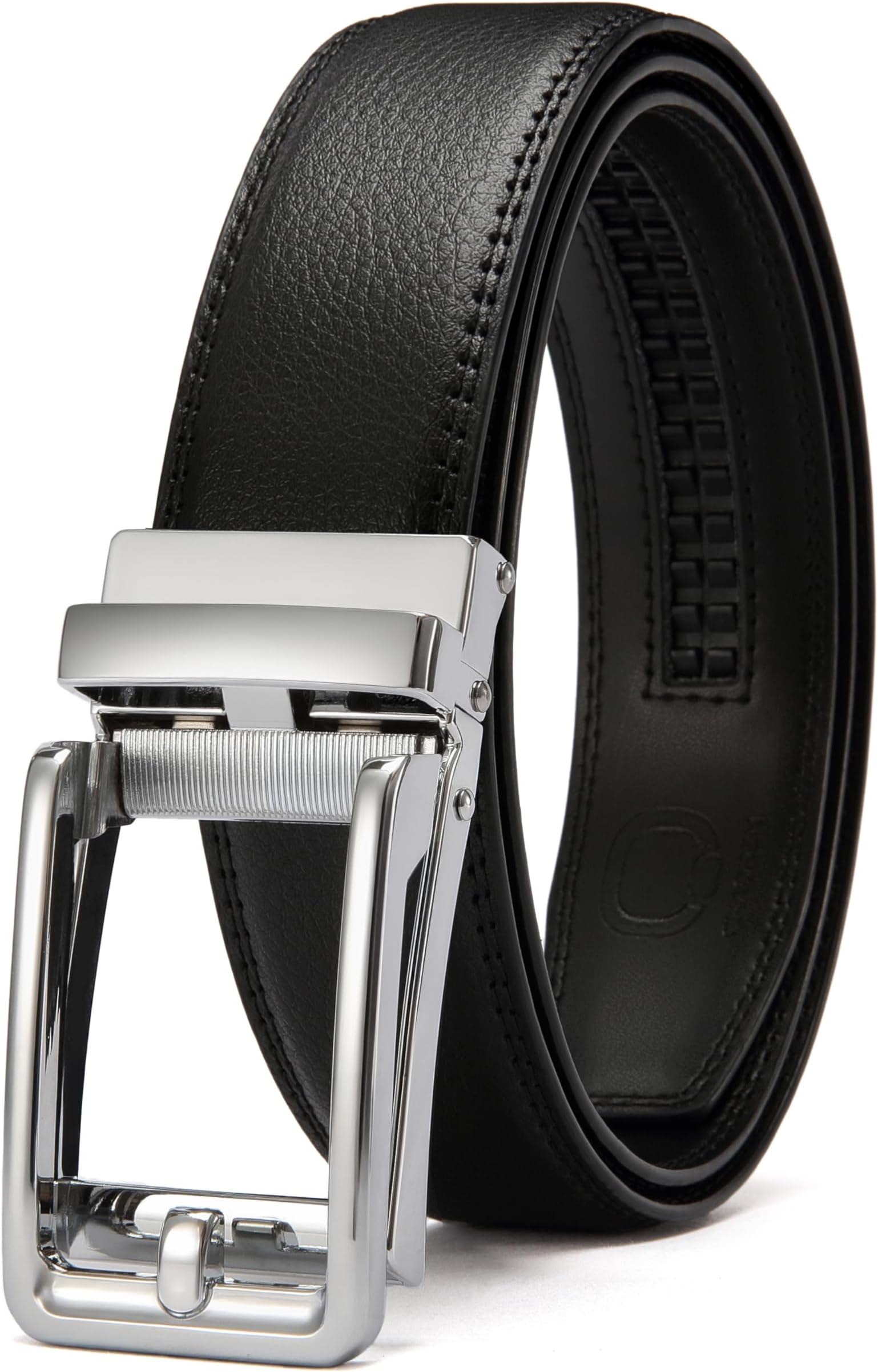 CHAOREN Ratchet Belt - Mens Dress Belt 1 3/8" Comfort Click - Micro Adjustable Fit Everywhere