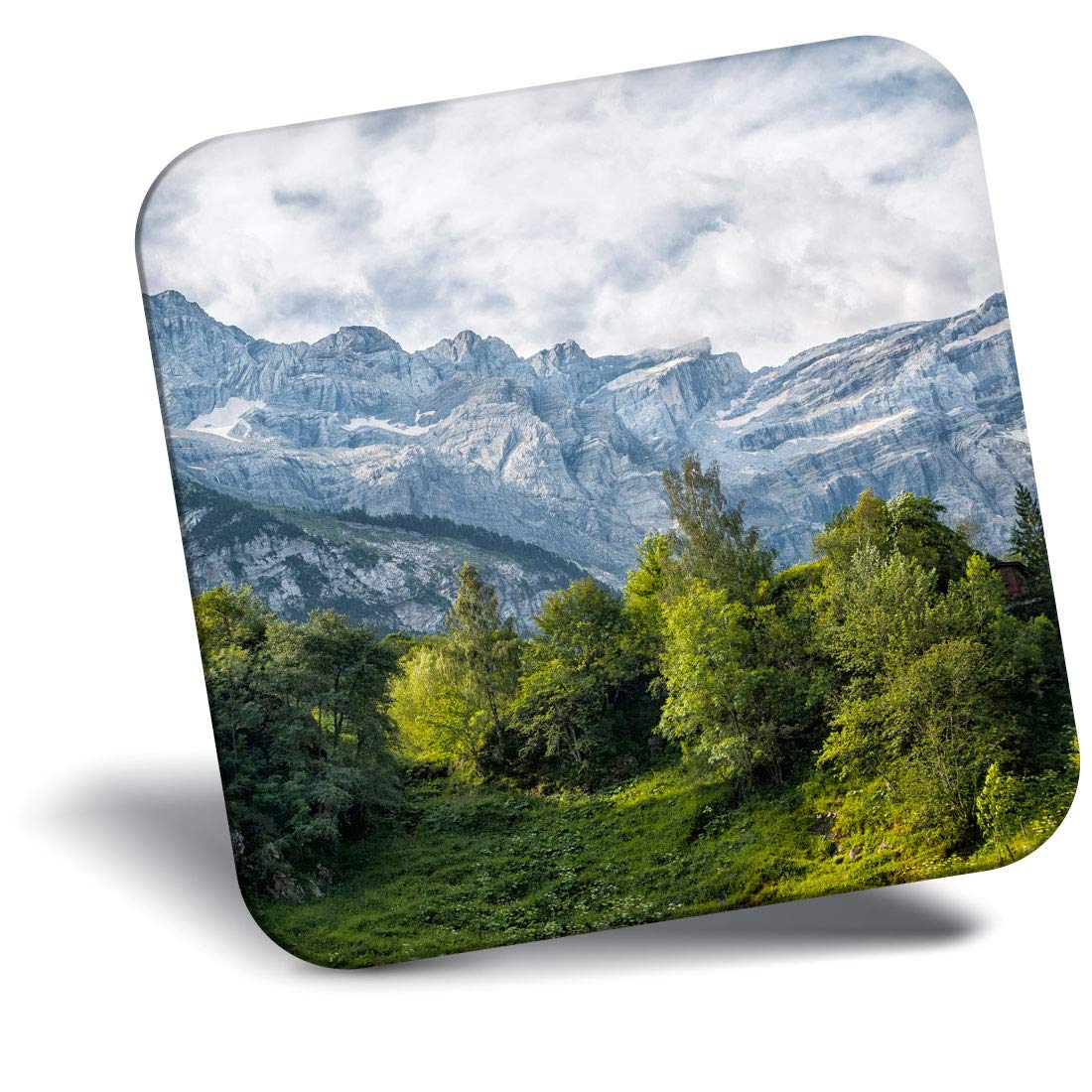 Destination Vinyl Ltd Fridge Magnet - French Pyrenees Mountains 3288