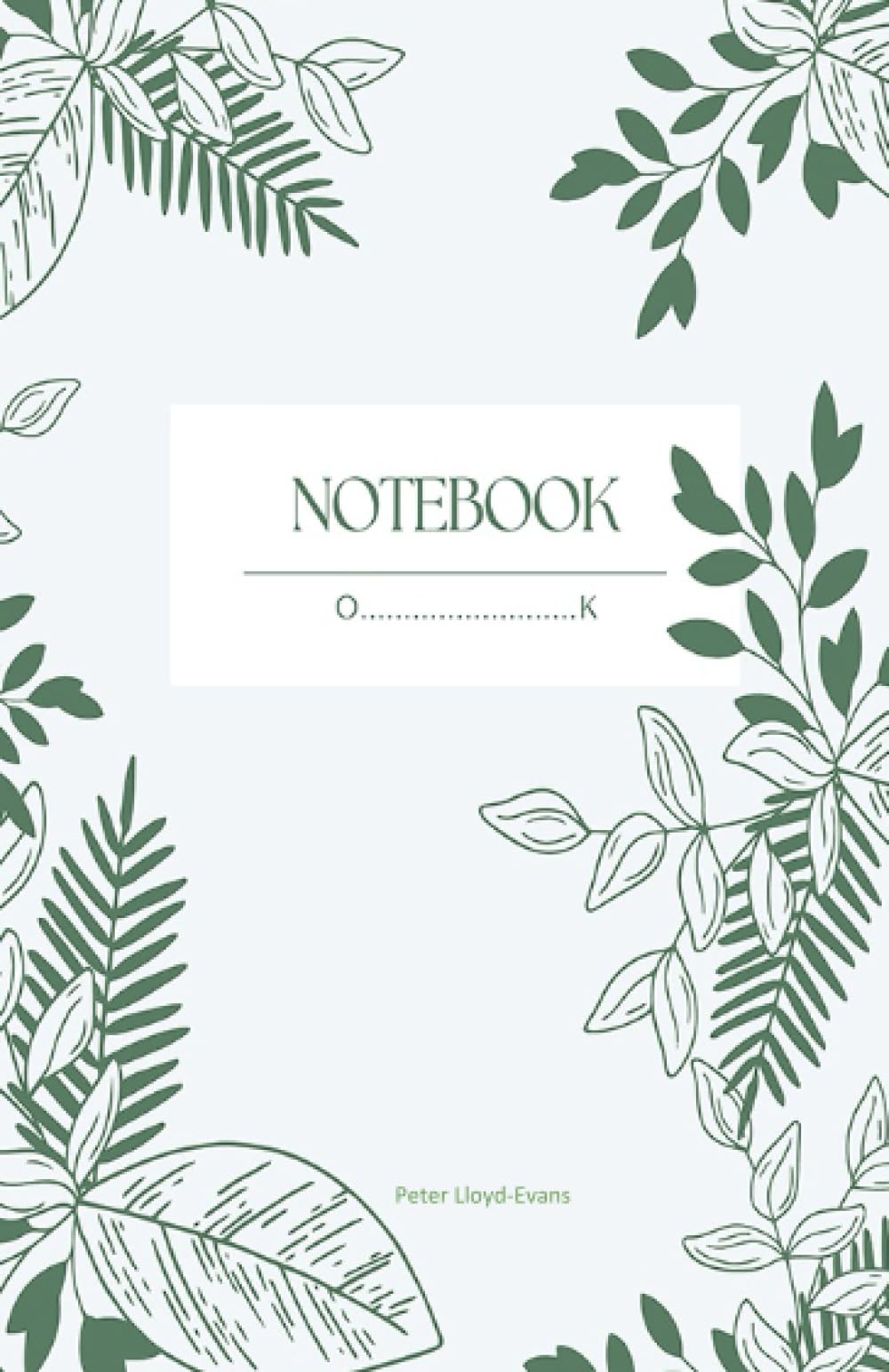 Notebook 100 Page By Peter Lloyd Evans
