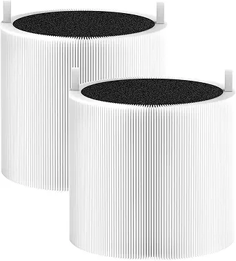 2 Pack 411i & 411a Max Replacement Filter Compatible with Blue Pure 411i & 411a Max Air Purifiers, HEPA & Activated Carbon Filter, Blue Pu-re 411i Max Filter