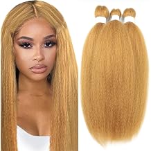 Kinky straight Bundles Crochet Vixen Hair 26inch 3 Pack Natural Black Hair Soft Locs for black women Hair Extension #4, 26inch