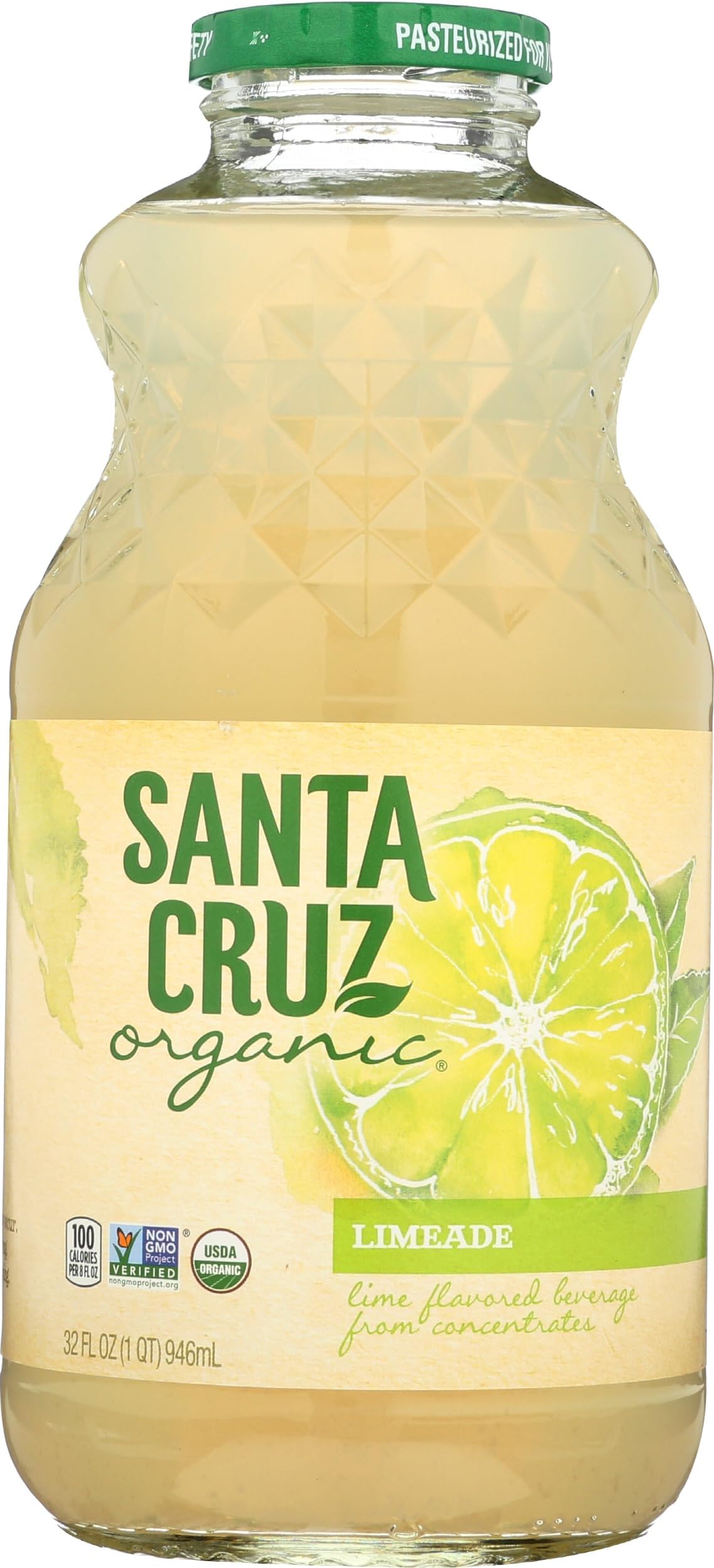 Santa Cruz Organic Limeade Juice, 32 fl oz (Pack of 1)