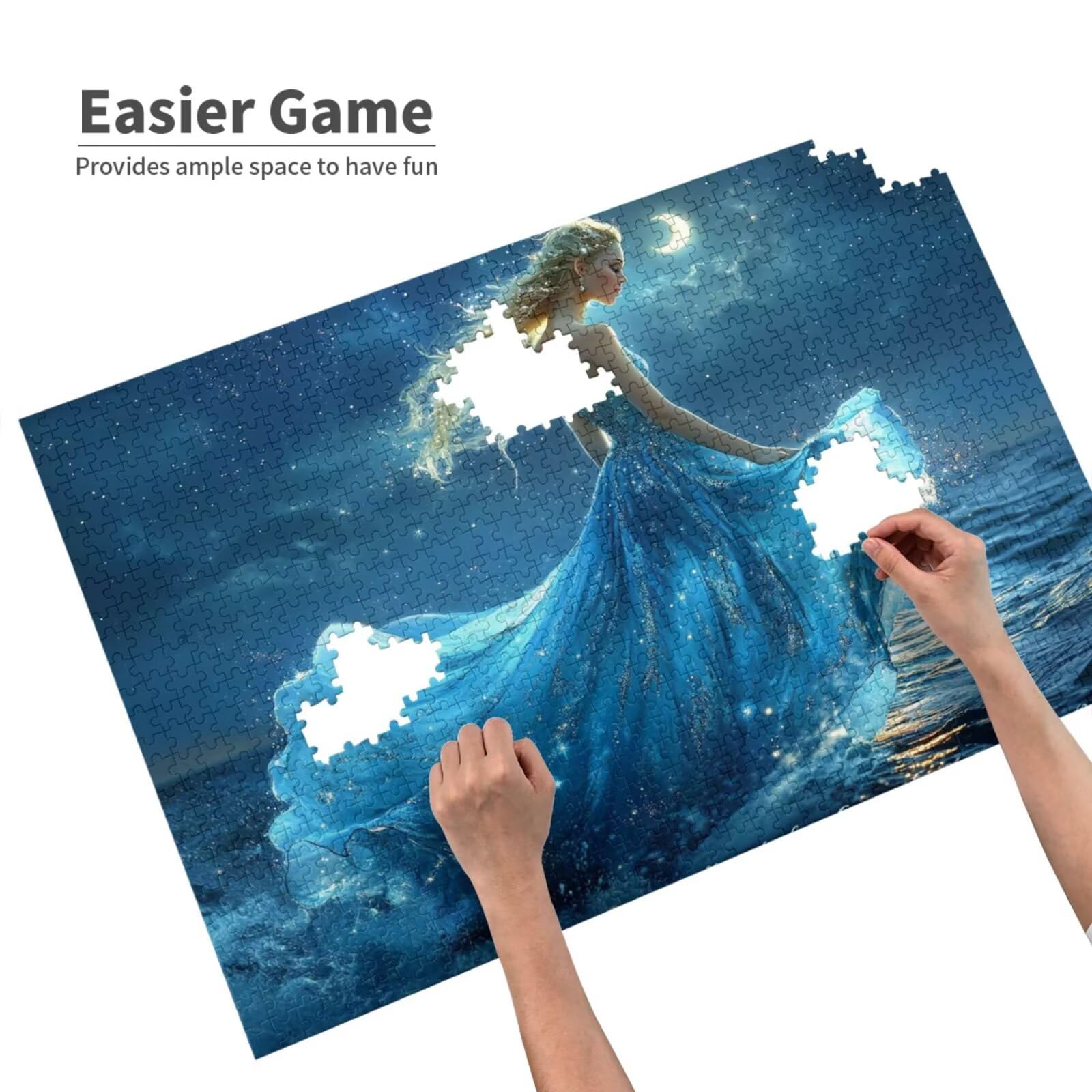 Kobiety Puzzle 5000 Pieces Krajobraz Puzzle Dorośli Początkujący z pudełkiem prezentowym, DIY Interaktywne puzzle Rodzinna wymagająca gra, Relief Relief Home Wall Decor Art Prezent dla mężczyzn 100 x