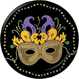 Mardi Gras Magic Dessert Plates (8 count)
