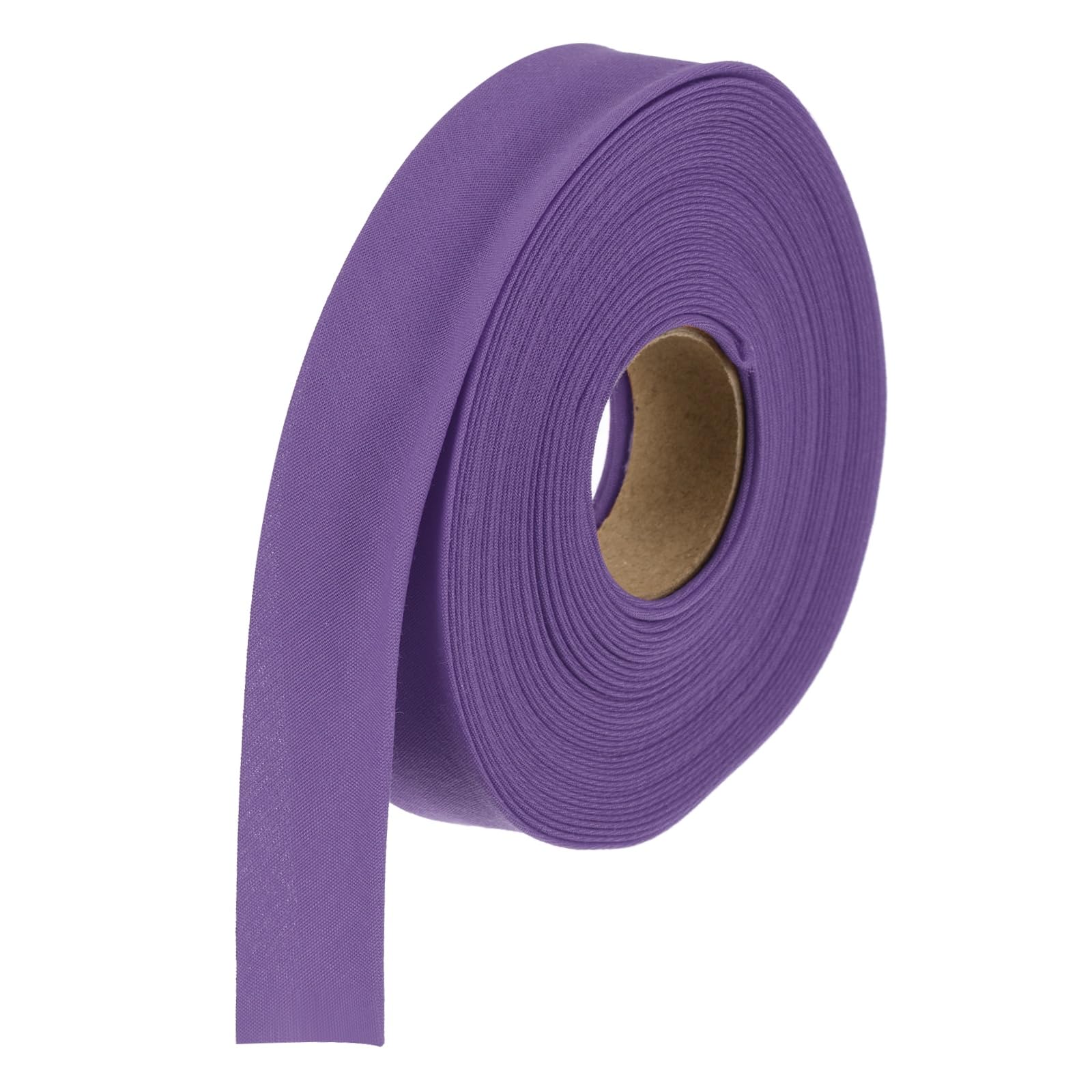 sourcing map 5/8 Inch Double Fold Bias Tape Polyester Continuous Bulk Bias Tape for Sewing Seaming Quilting Hemming Binding Crafts (Purple 6 Yards)