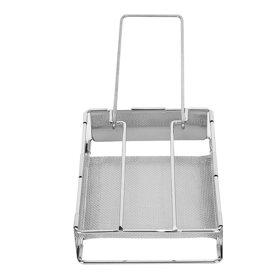 Amazon | ステンレス鋼折り畳み式トースターラック・耐久性の