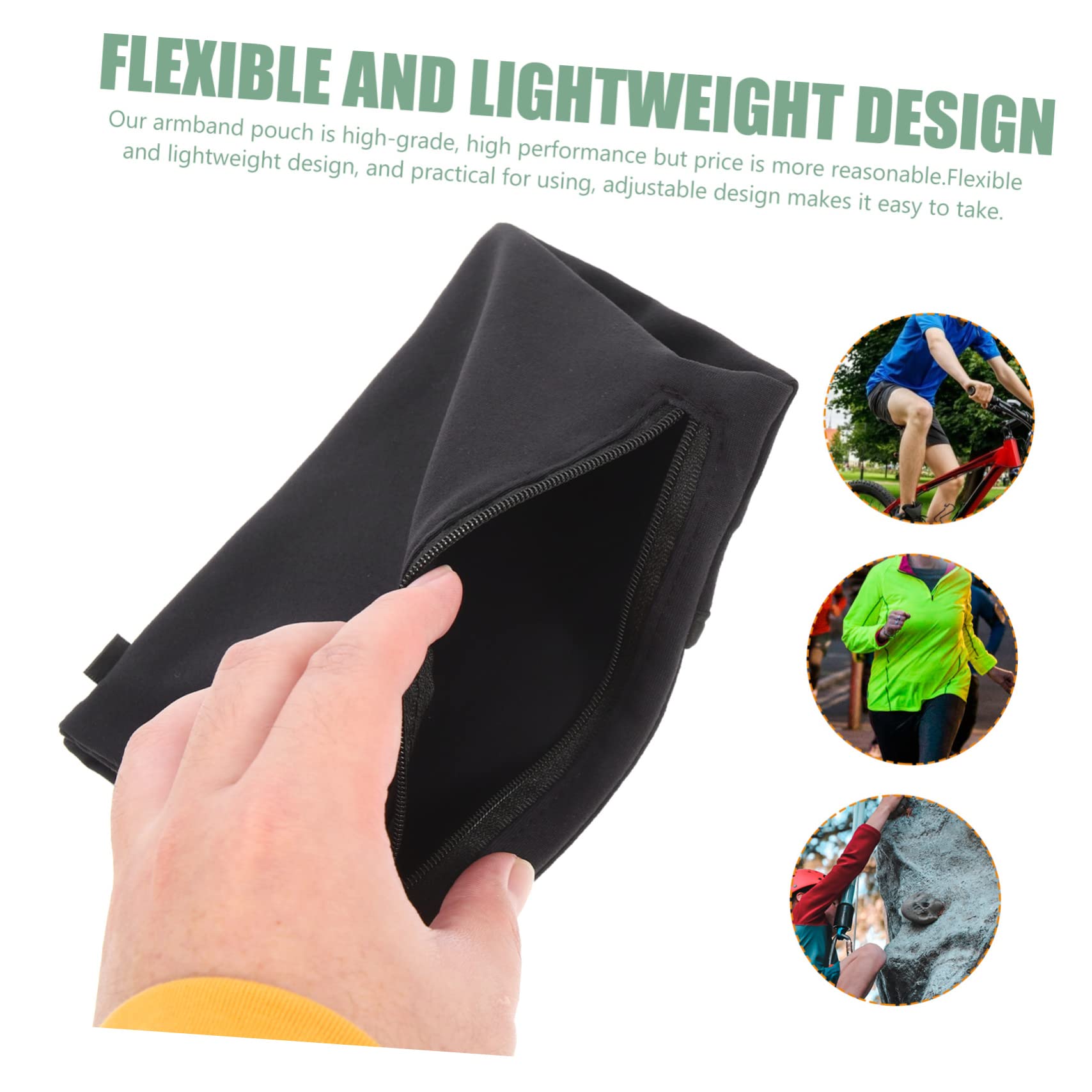 DOITOOL 5 Pezzi Di Fascia Da Braccio Porta Cellulare Borsa Da Corsa Elegante E Comoda Per Gli Appassionati Di Fitness