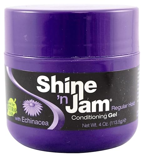 Shine N Jam Gel Acondicionador Regular Hold 4 onzas (paquete de 3)