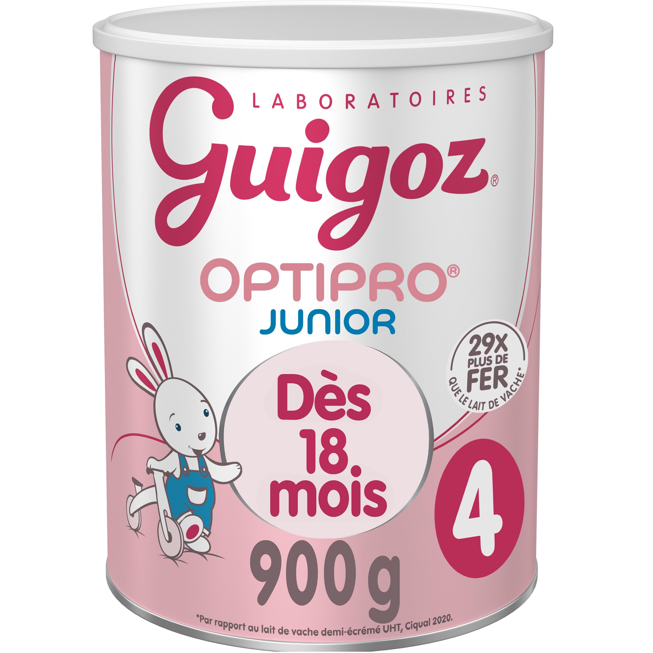 GUIGOZ OPTIPRO Junior 4 Lait de croissance en poudre 900g dès 18 mois