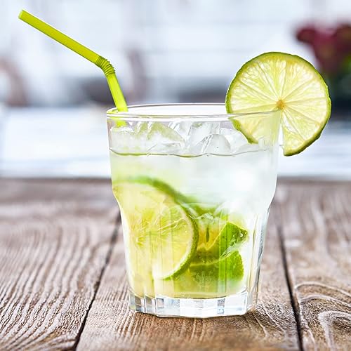 Miniatura 4 de Tebery Paquete de 8 vasos de plástico transparente, 8 onzas sin BPA, reutilizable, para agua potable, pequeño, apilable, irrompible