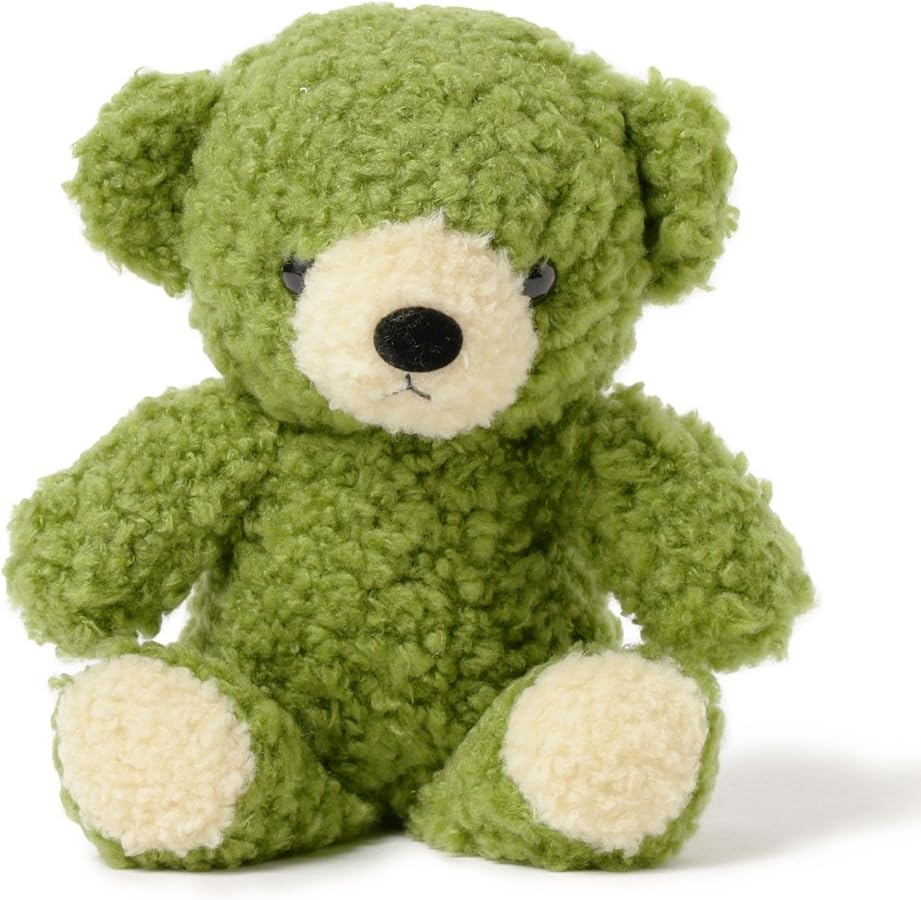 ハンドメイド 抹茶色　クマのぬいぐるみ Amazon | [ビームス ジャパン] 美術工芸品・玩具 童心 別注 フカフカ