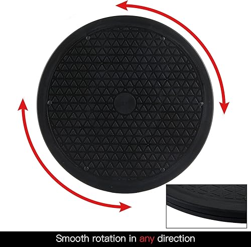 Miniatura 7 de Paquete de 2 platos giratorios giratorios de 12 pulgadas de alta resistencia giratoria suave Lazy Susan con rodamientos de bolas de acero para