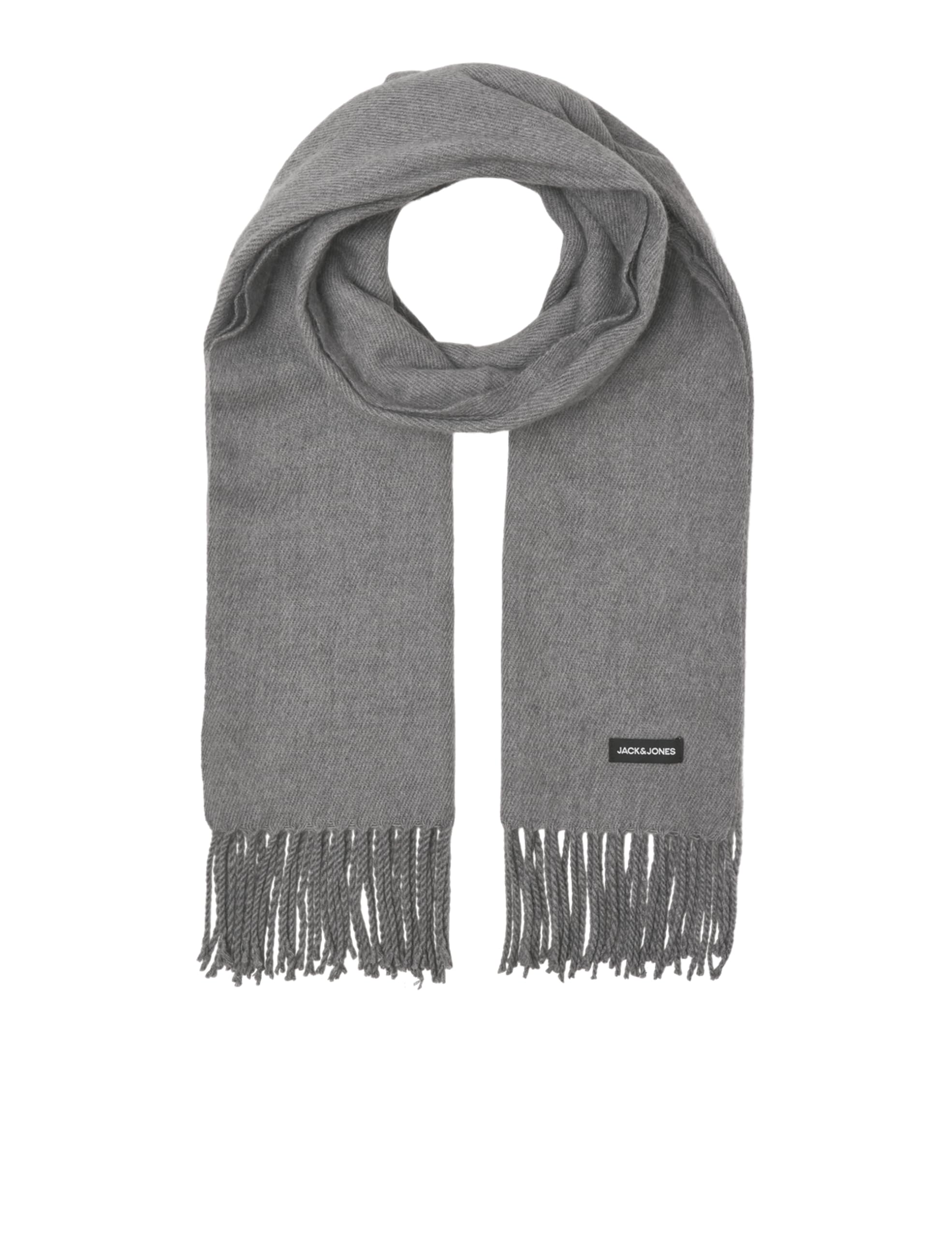 JACK & JONES Men's Winter Scarf Woven Warm Wrap Neck Scarves for Men