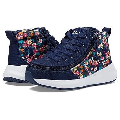 BILLY Footwear Kids BILLY Goat Classic High (Toddler) Kids Shoes Navy Floral