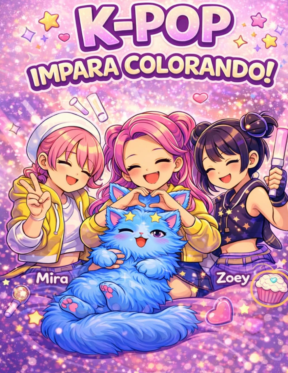 K-POP impara colorando!: crea, colora e impara divertendoti!