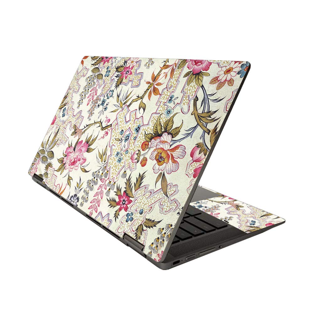 MightySkins Vinyl Decal Skin For HP Chromebook X360 14 (2020) - Flowers Design, Protective Sticker Wrap