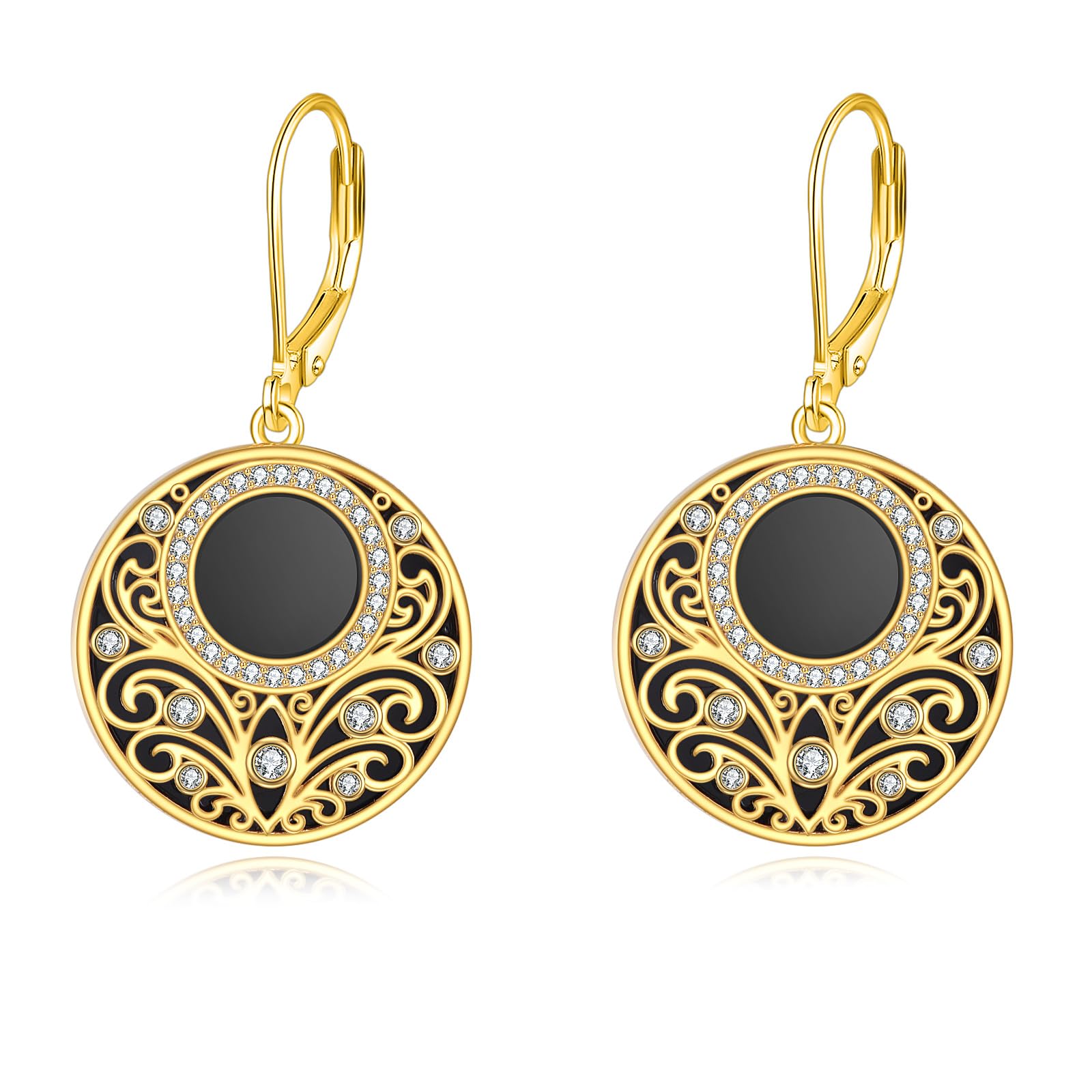 Mondstein Ohrringe Sterling Silber Filigran Irisch Keltisch Teardrop Mondstein Tropfen Ohrringe Schmuck Geschenke für Damen