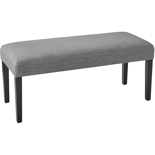 Ravenna Home Haraden Modern Upholstered Bench