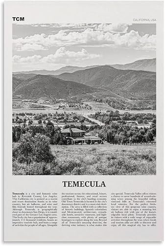 Temecula - PĂłster de Temecula - PĂłster de pared de Temecula en blanco y negro, foto de Temecula, California, Estados Unidos, lienzo artĂstico e Temecula - PĂłster de Temecula - PĂłster de pared de Temecula en blanco y negro, foto de Temecula, California, Estados Unidos, lienzo artĂstico e