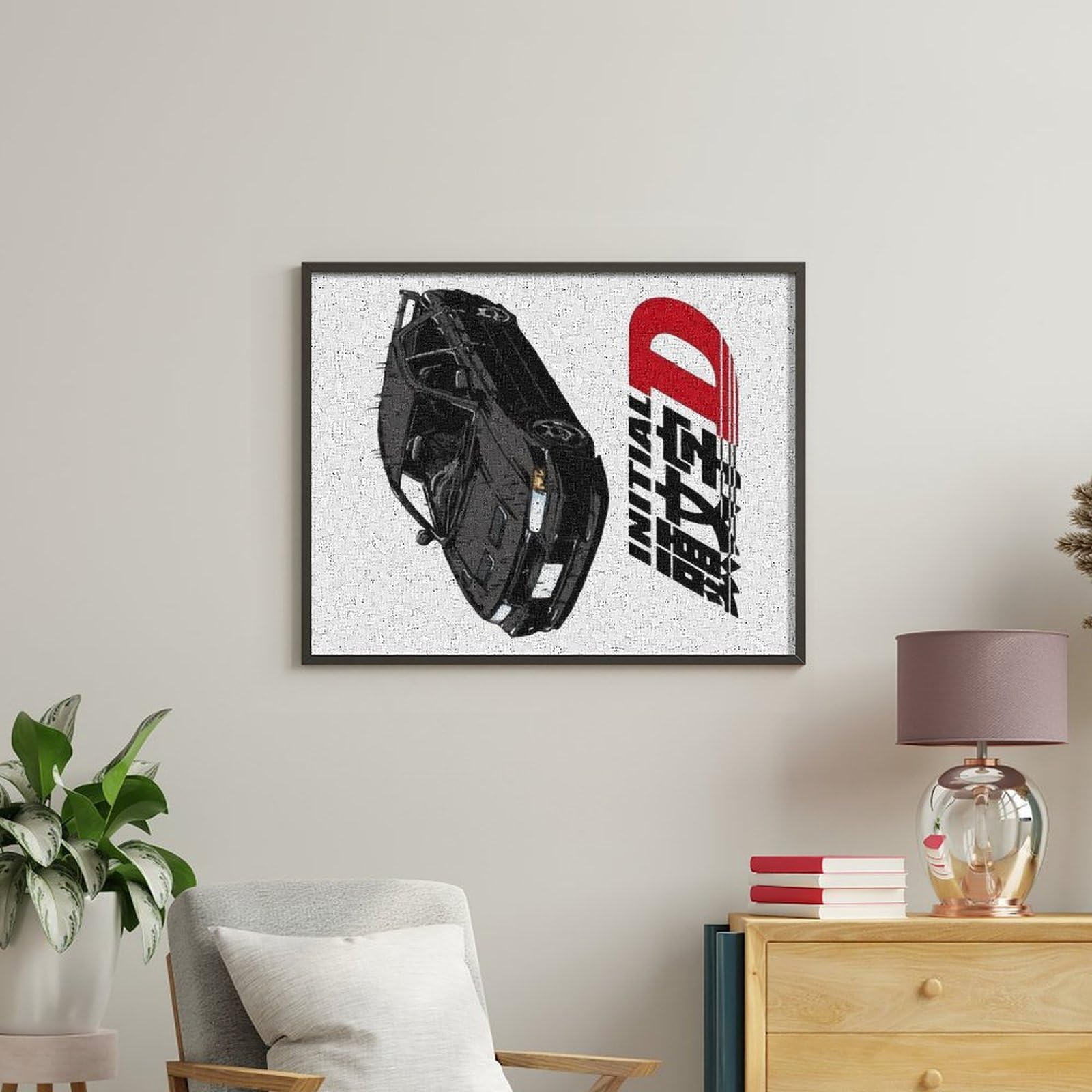 Amazon | 数字油絵 頭文字D 数字塗り絵 数字キット塗り絵 数字キット