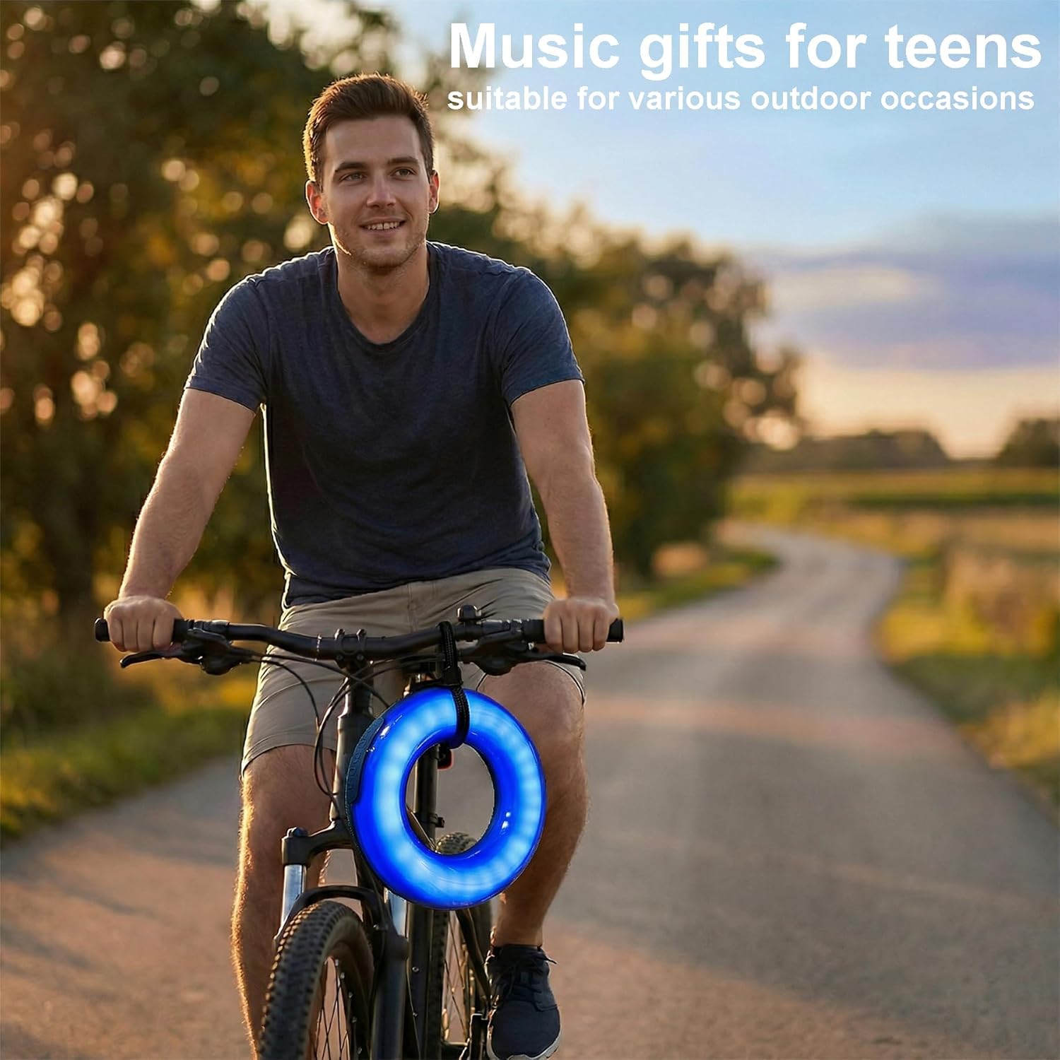 Bluetooth Speaker, Bluetooth Lamp, LED Table Lamp, Wireless Portable Speakers, MP3 Player, Built-in Mic, TWS Pairing, Best Gifts for Girls Boys Teens Women Men Friends Valentine's Day Christmas