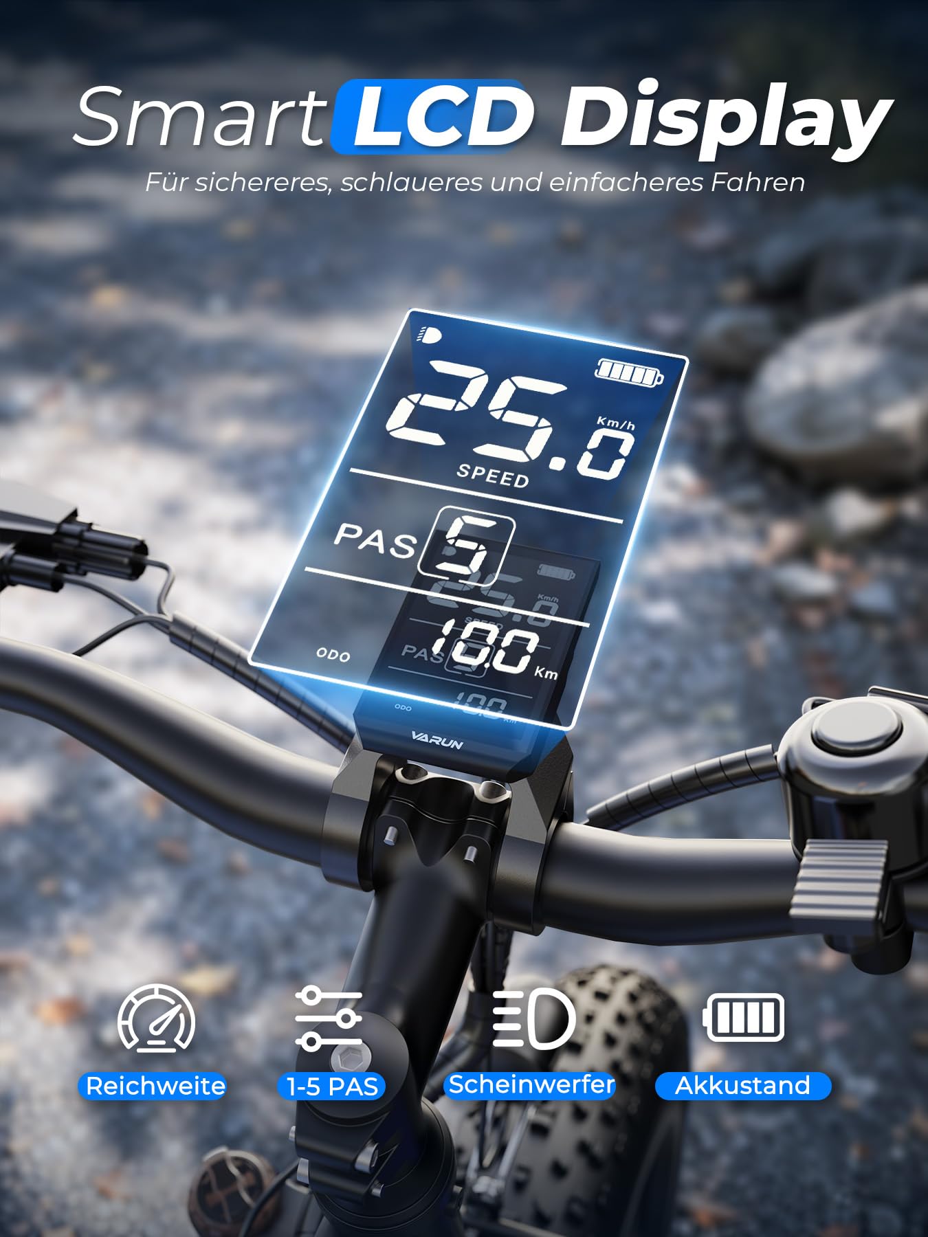 E Bike, 26" x 4.0" Fat Tire E-Bike Herren Damen mit 48V 18Ah/13Ah Akku Bis 100-150KM, 250W 85NM Motor, Vollfederung Elektrofahrrad für Erwachsene, E Fatbike 7-Gang-All-Terrain EBike Mountainbike
