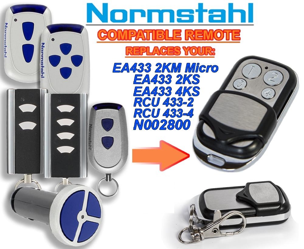 Remote Control Compatible With NORMSTAHL EA433 2KM Micro, EA433 2KS, EA433 4KS, RCU 433-2, RCU - View #9