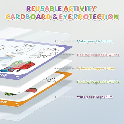 Miniatura 6 de Actividades de aprendizaje preescolar Libro de trabajo educativo Libro de seguimiento de práctica de escritura a mano de prek - Juguetes educativos