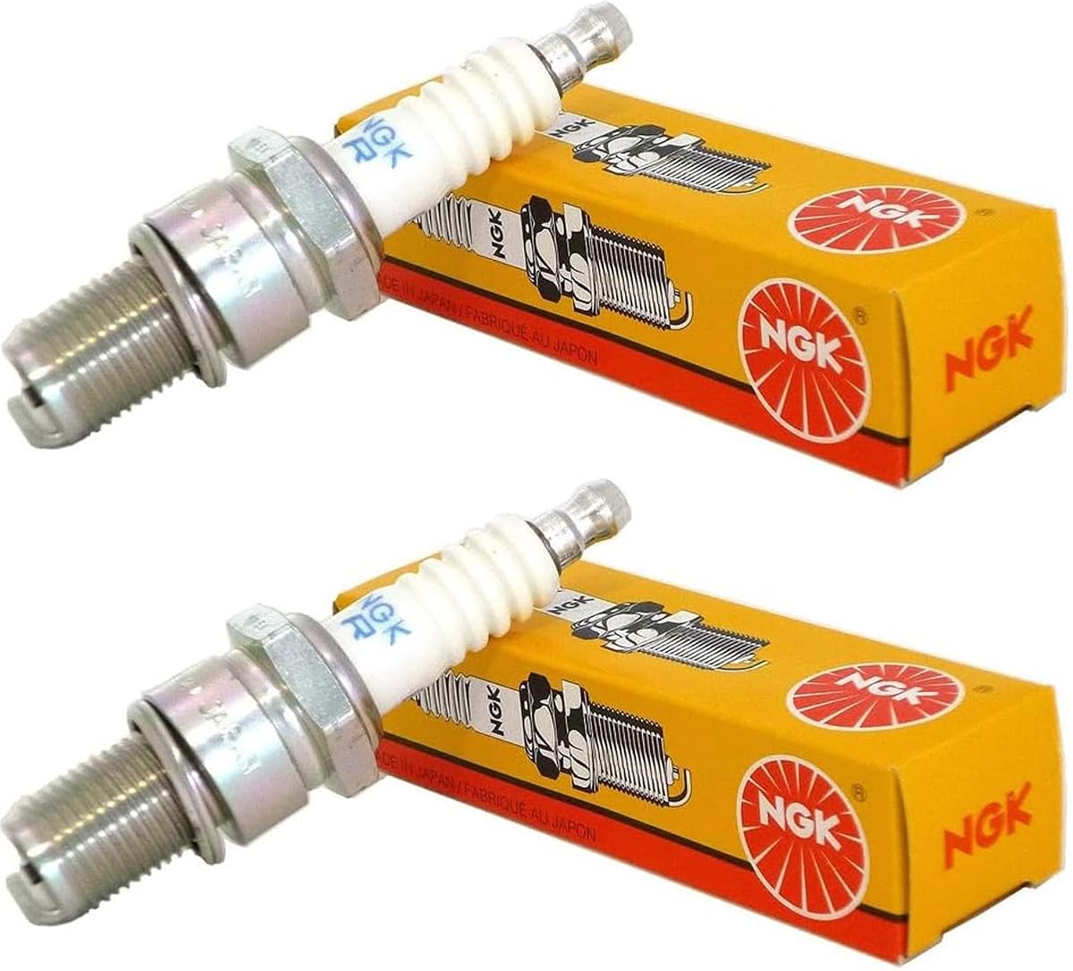 Bujías de la serie estándar NGK 6578 (BPR4ES) - Compatibles con los modelos Select Argo, Case IH y John Deere 2010-2024 (Cant. 2)