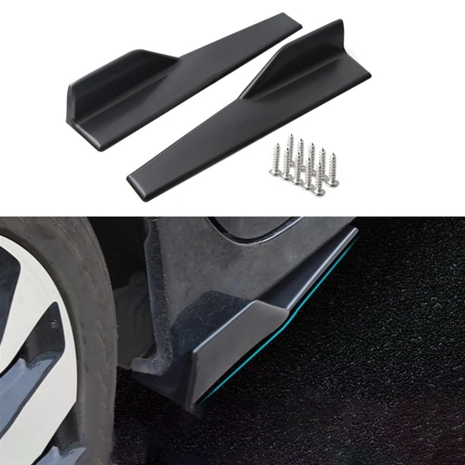 Minigonne Laterali Per Carrozzeria Kit Minigonne Laterali Larghe Per Auto, Splitter, Winglet Wing 45 Cm Per Accord, Per City, Per Civic, Per CRV, Per CRZ, Per Crosstour, Per Insight J