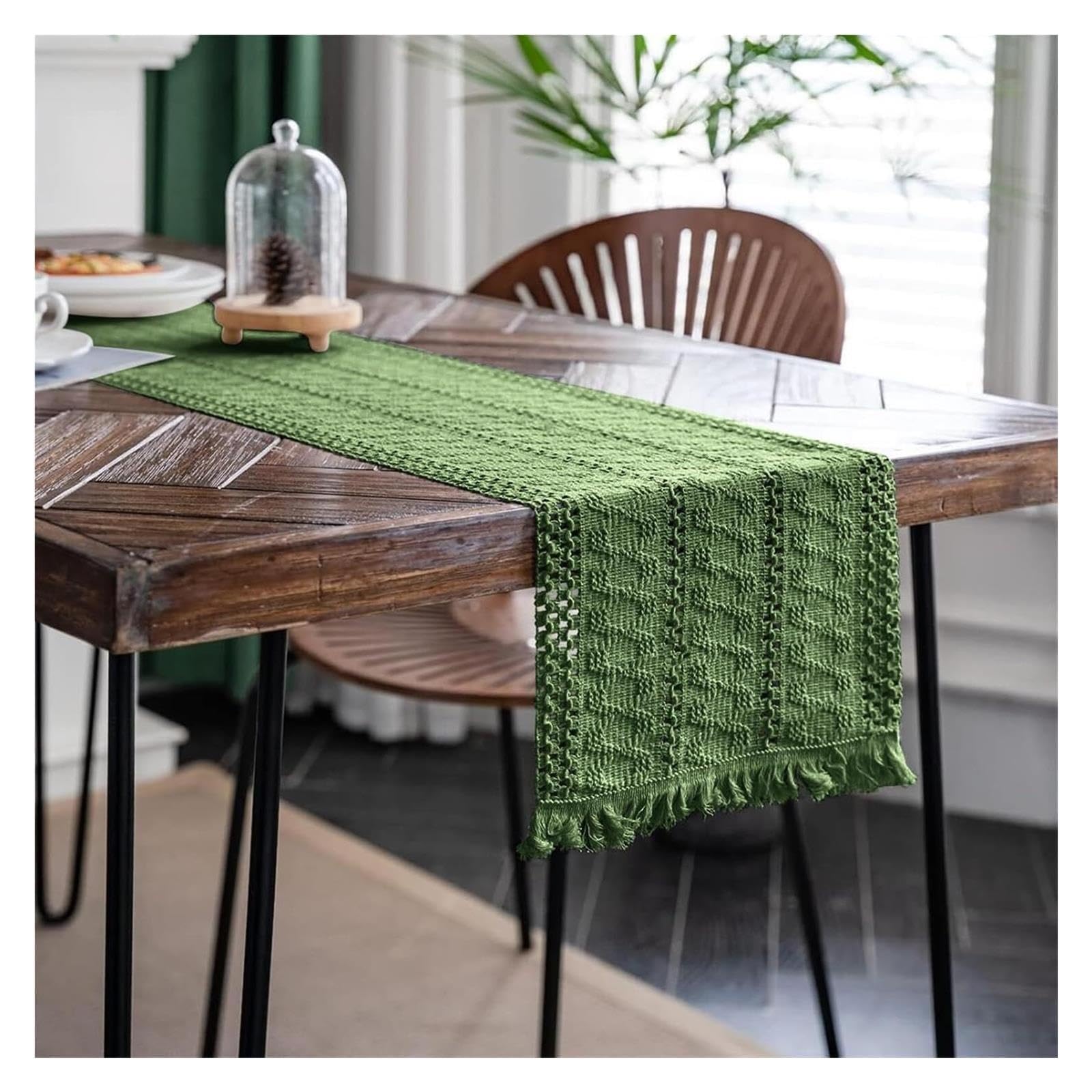 Runner da Tavolo con Nappe Runner da tavola in cotone e lino
