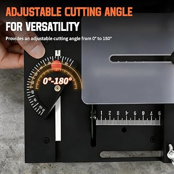 Mini Multi Functional Table Saw, 100W Table Saw Speed & Angle Adjustable | Mini Portable Desktop Electric Saw with 7 Speeds, 16MM Cutting Depth for Wood Plastic Acrylic Cutting Complete Accessories