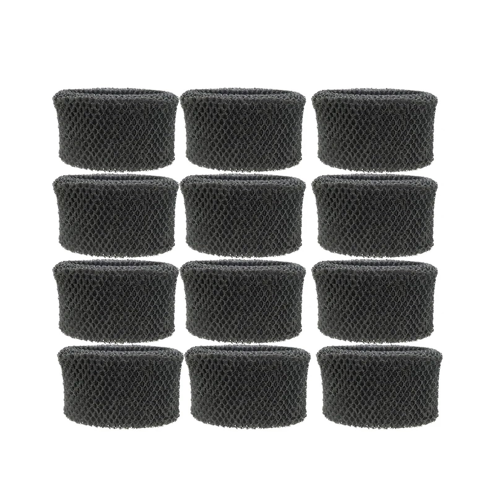 LIUCH Czarne filtry do nawilżaczy powietrza adsorbują bakterie i kamień do nawilżacza HU4803 HU4811 HU4813 HU4801 HU4802(12 Pcs)